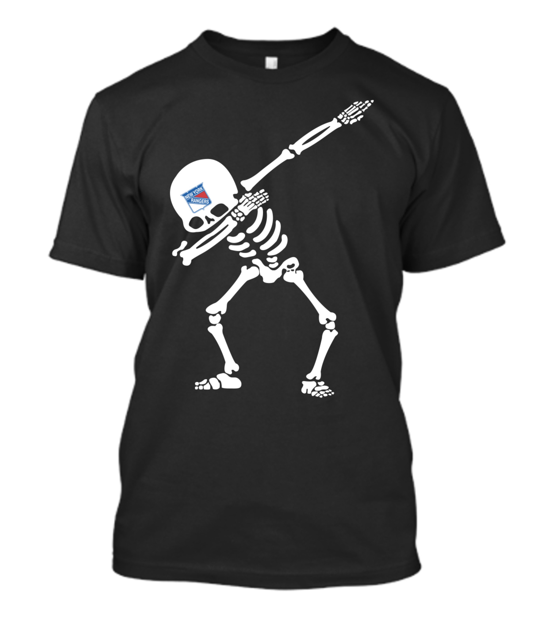 New York Rangers Skeleton Dabbing T-Shirt