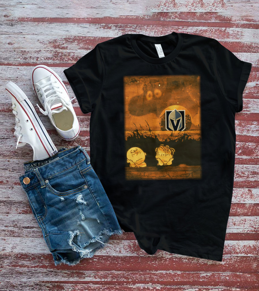 Charlie Brown Linus Great Pumpkin Vegas Golden Knights Halloween T-Shirt
