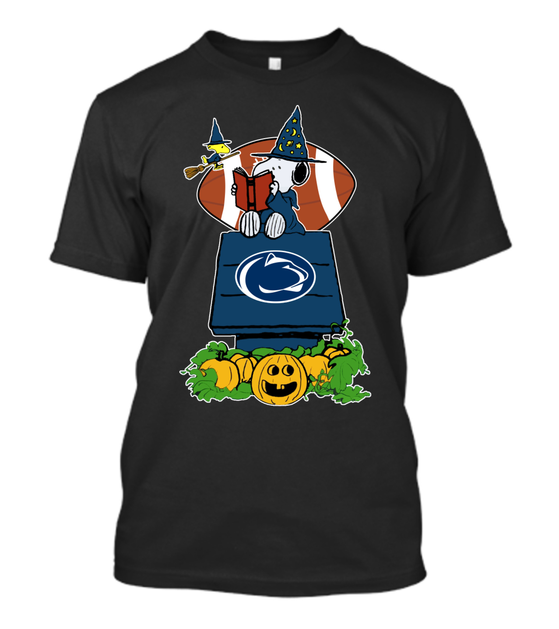 Penn State Nittany Lions Halloween Snoopy Football Pumpkin Patch T-Shirt