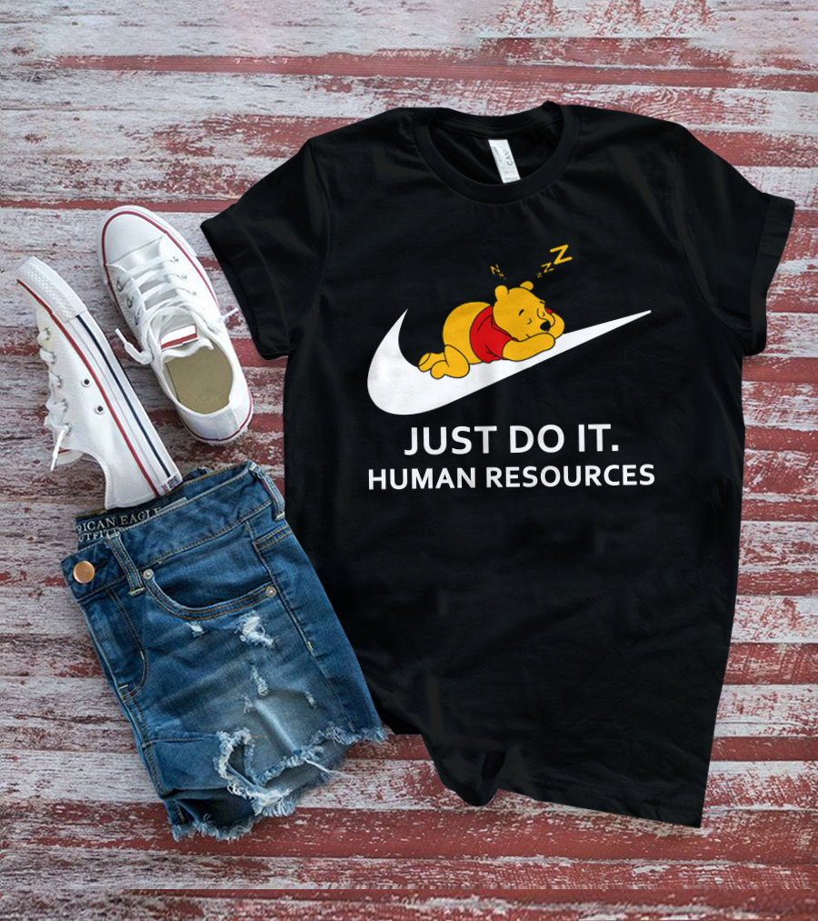 Winnie The Pooh Sleeping Human Resources Zzz T-Shirt