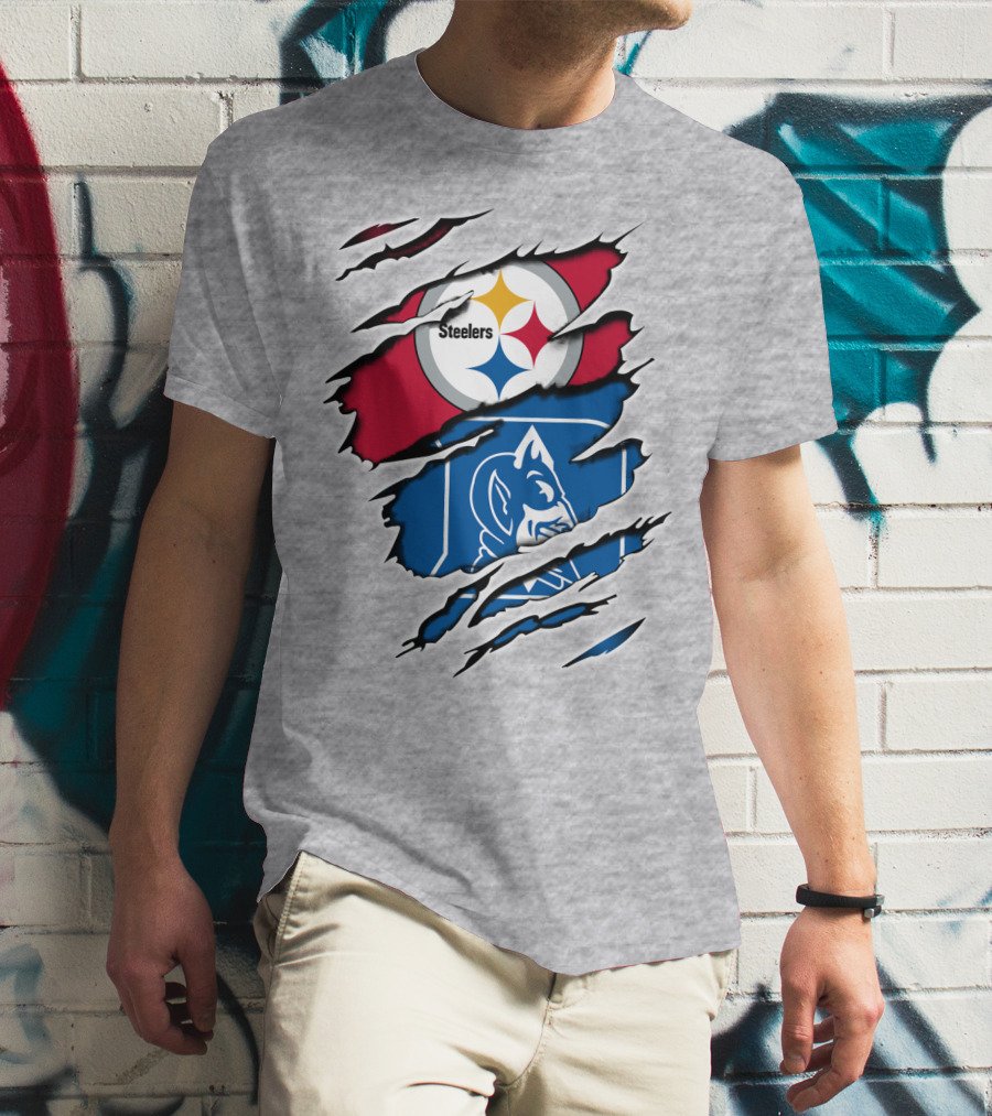 Steelers Duke Logo Fusion T-Shirt