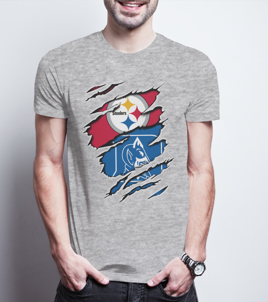 Steelers Duke Logo Fusion T-Shirt