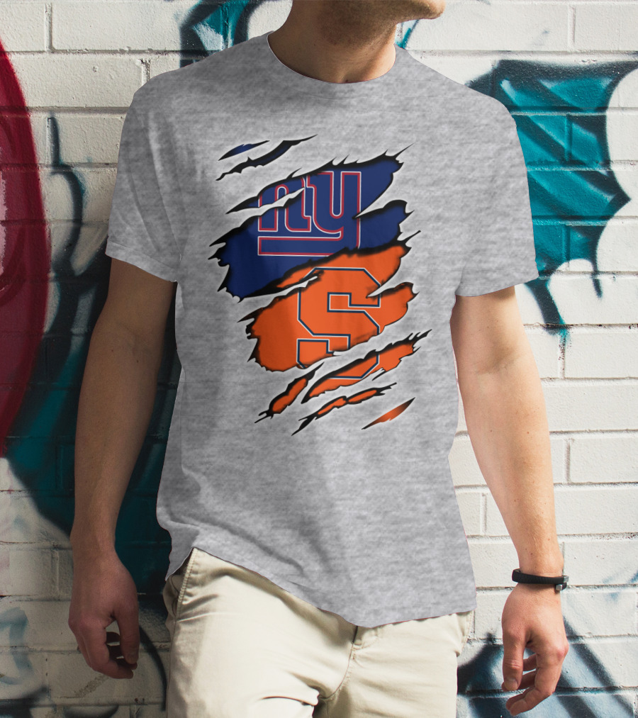 New York Giants Syracuse Orange Mashup T-Shirt