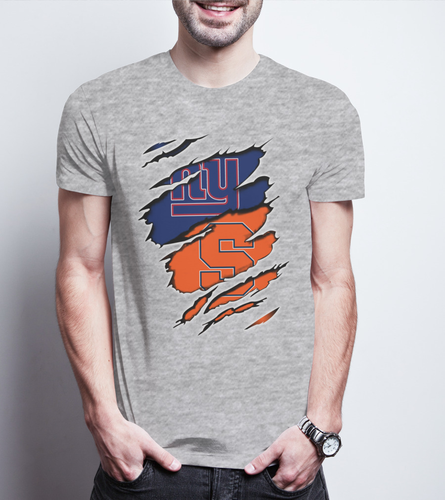 New York Giants Syracuse Orange Mashup T-Shirt