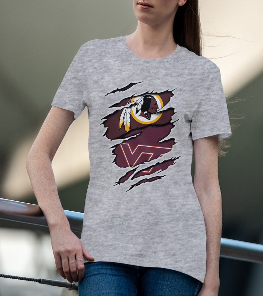 Redskins Hokiers Redskins Hokies Vt T-Shirt