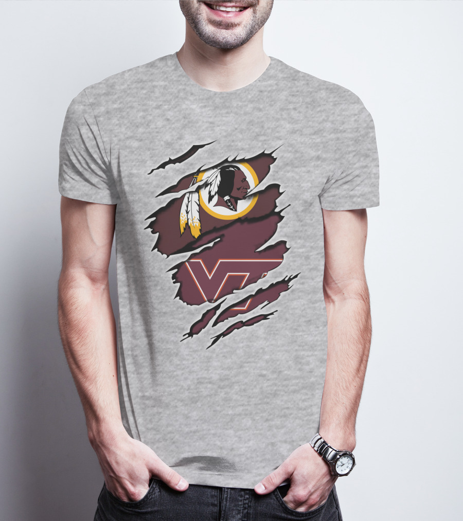 Redskins Hokiers Redskins Hokies Vt T-Shirt