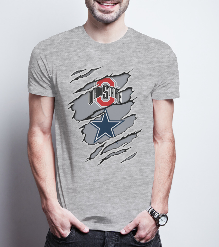 Ohio State Cowboys Dallas Star Burst T-Shirt