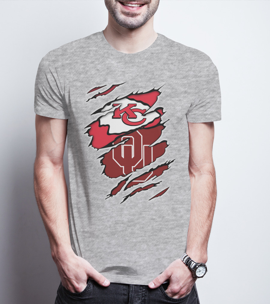 KC Chiefs Oklahoma Sooners T-Shirt