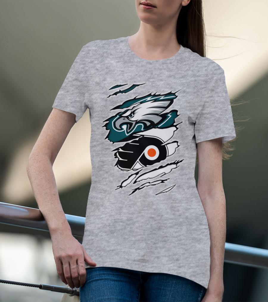 Philadelphia Eagles Flyers Team Fusion T-Shirt
