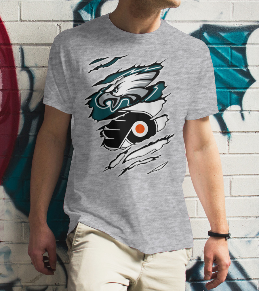 Philadelphia Eagles Flyers Team Fusion T-Shirt