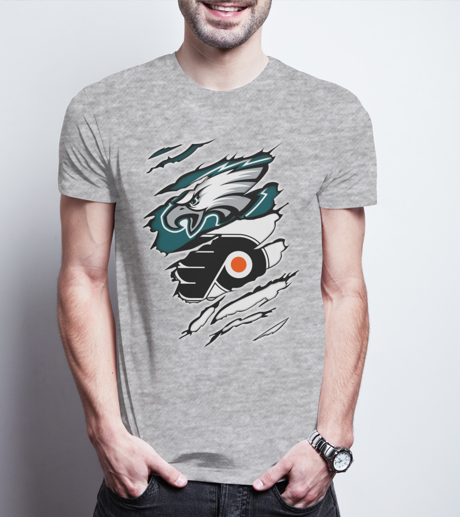 Philadelphia Eagles Flyers Team Fusion T-Shirt