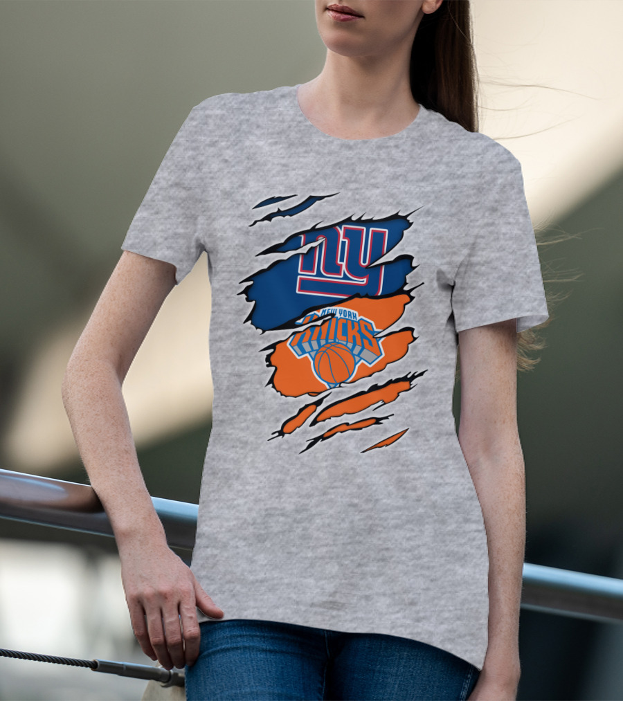 New York Giants Knicks Layered T-Shirt