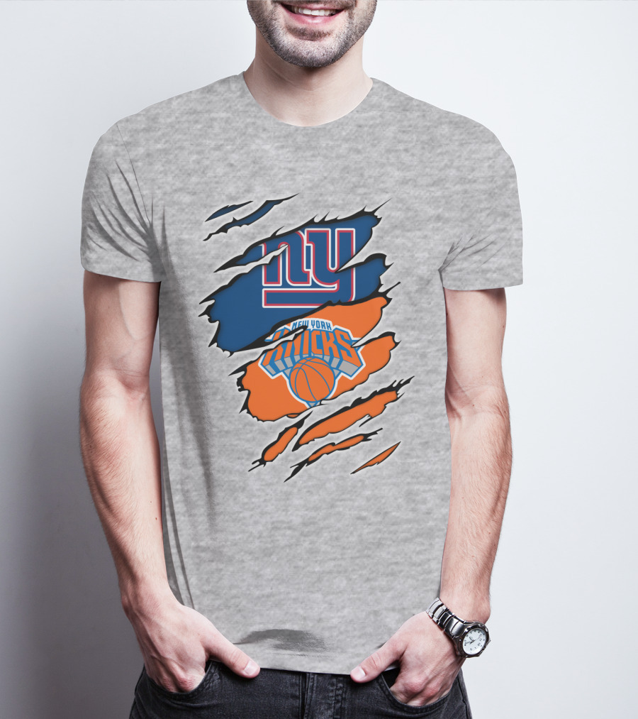New York Giants Knicks Layered T-Shirt