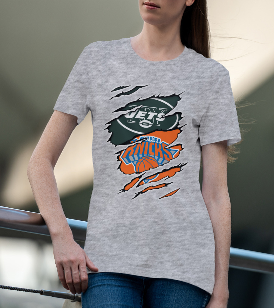 Jets Knicks New York Sports Fans T-Shirt