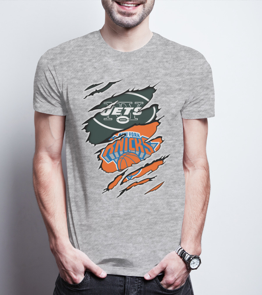 Jets Knicks New York Sports Fans T-Shirt