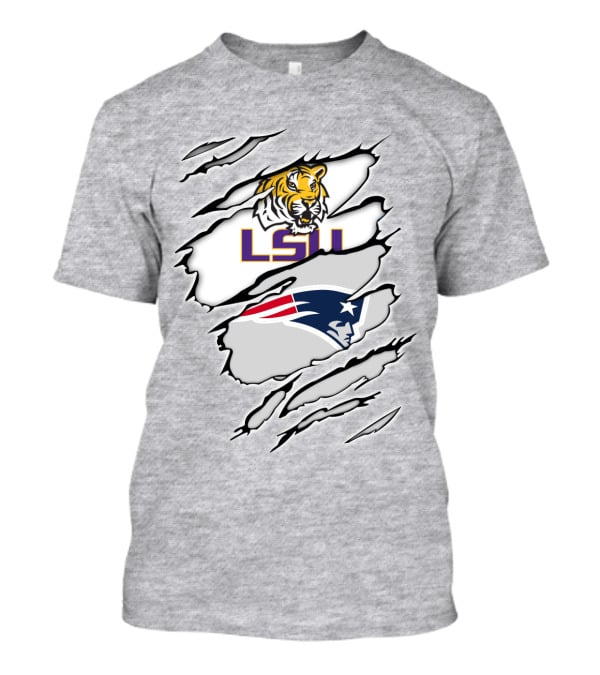 LSU Tigers Patriots Scratch Claw Marks T-Shirt
