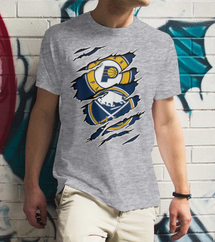 Indiana Pacers Buffalo Sabres Crossover T-Shirt
