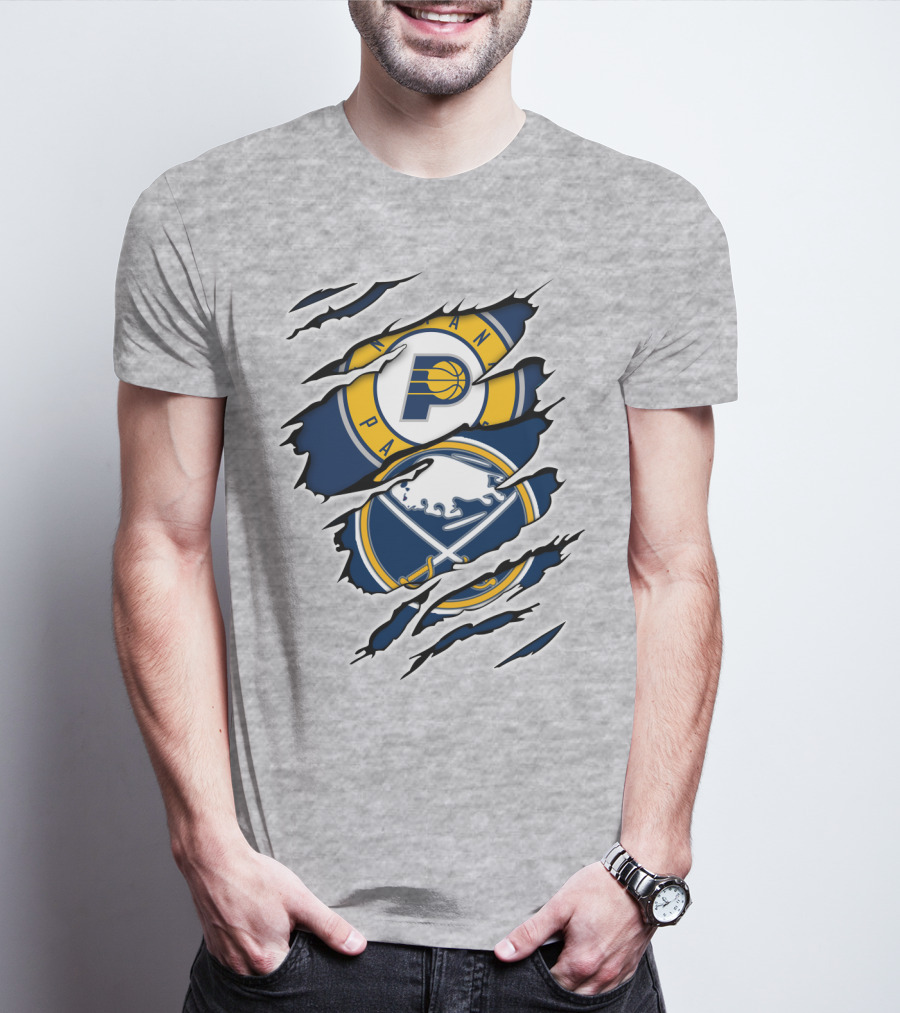 Indiana Pacers Buffalo Sabres Crossover T-Shirt