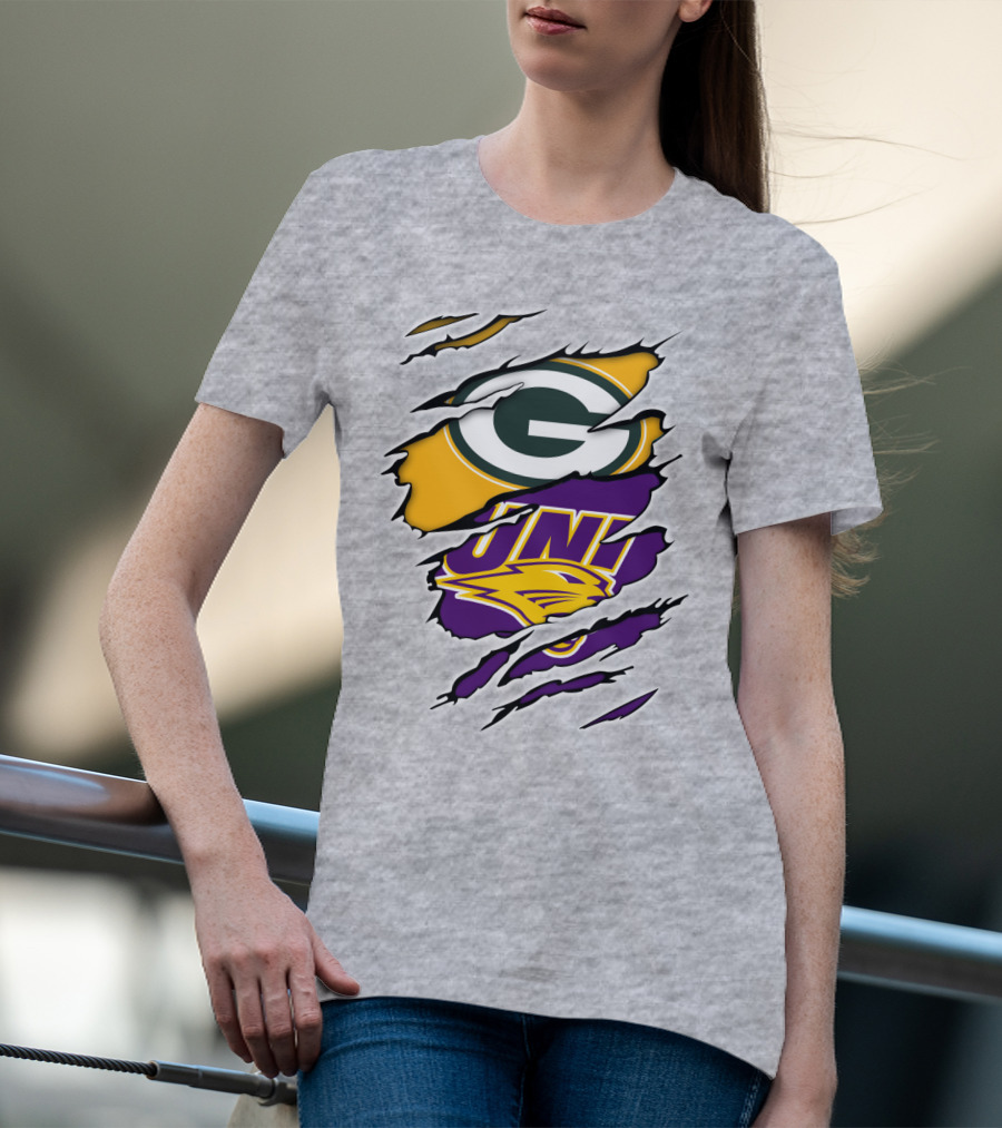 Packers UNI Logo Torn T-Shirt