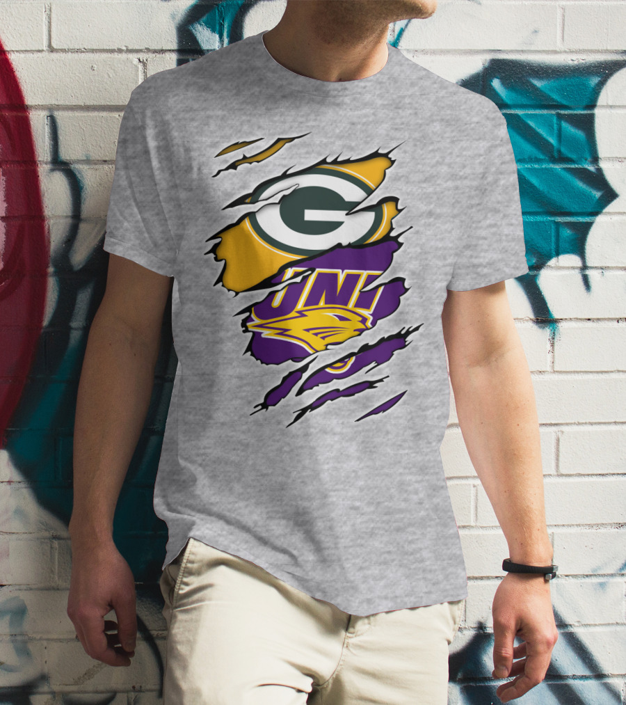 Packers UNI Logo Torn T-Shirt