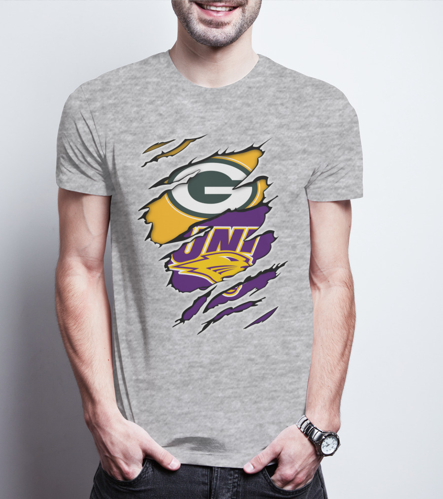 Packers UNI Logo Torn T-Shirt