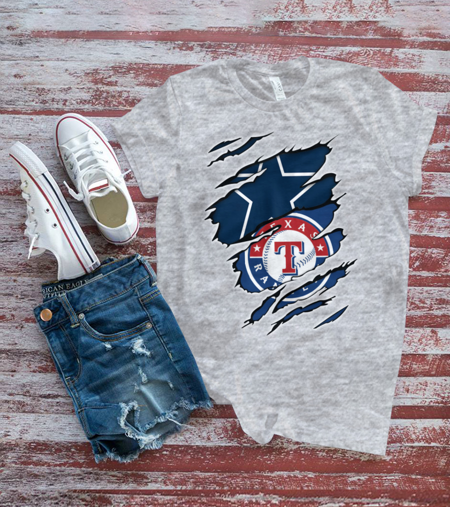Dallas Cowboys Texas Rangers Fusion T-Shirt