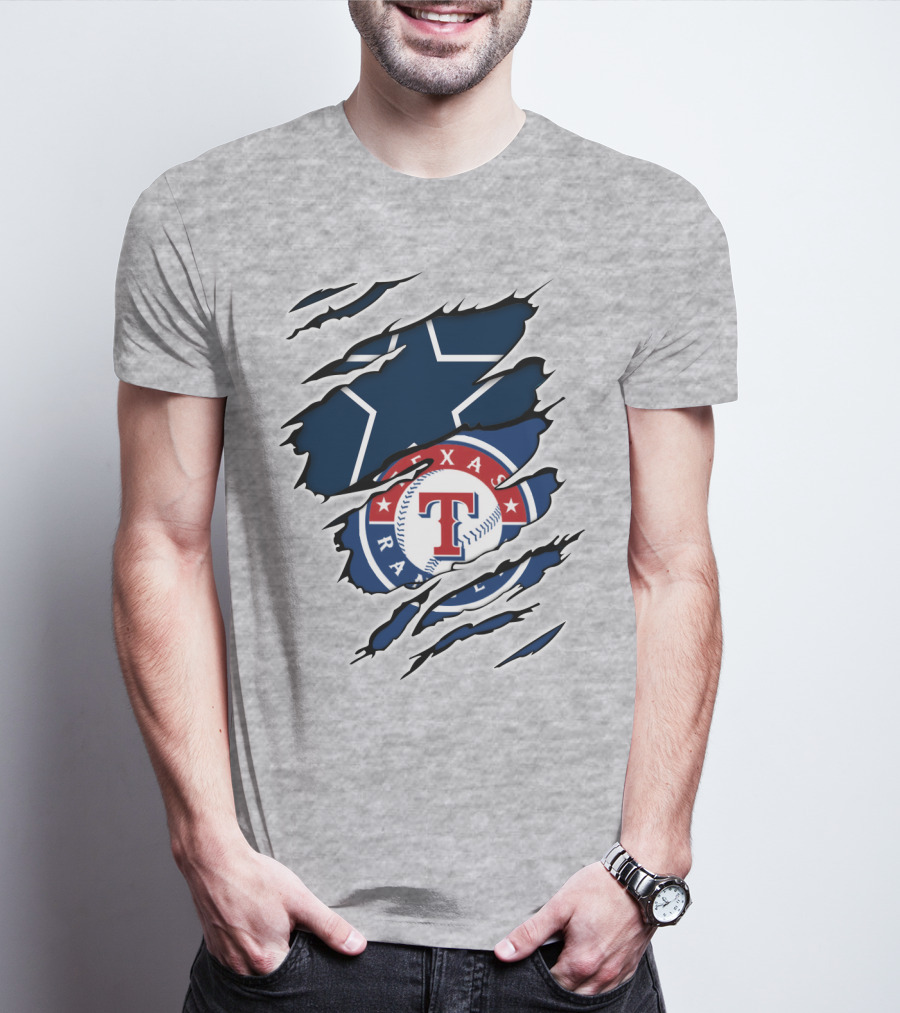 Dallas Cowboys Texas Rangers Fusion T-Shirt
