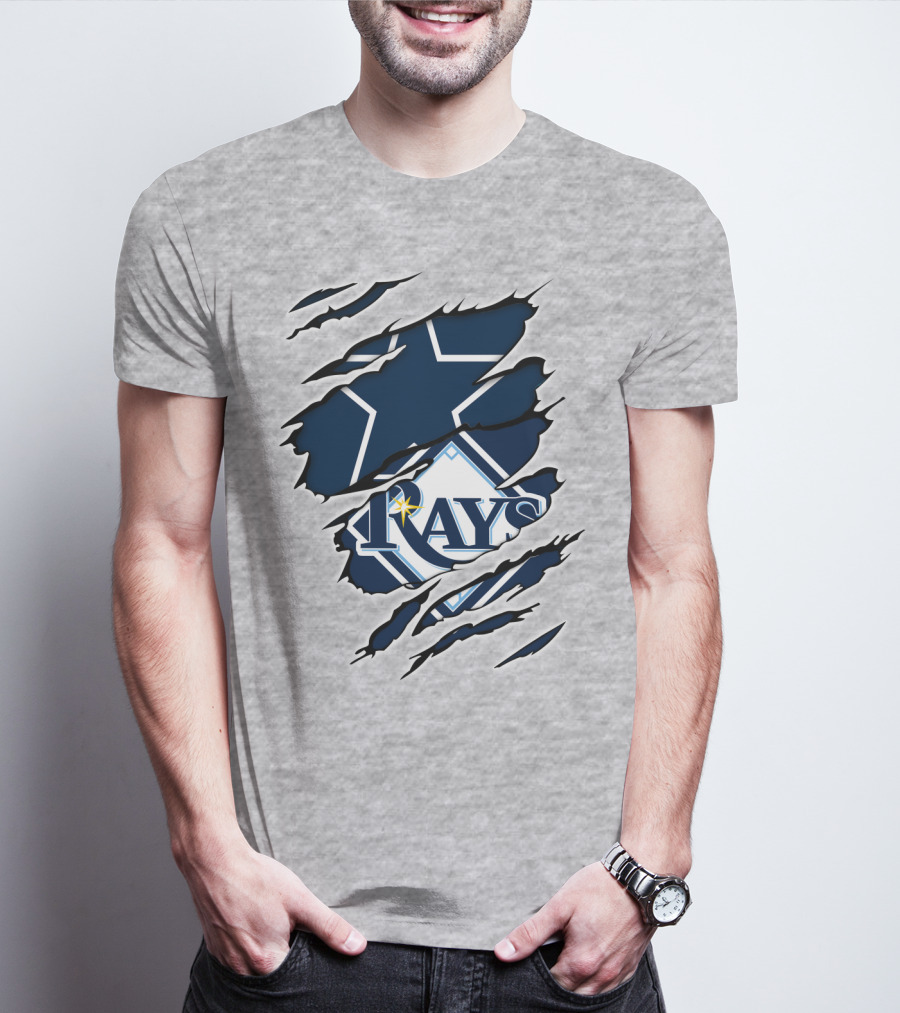 Cowboys Rays Star Tear T-Shirt