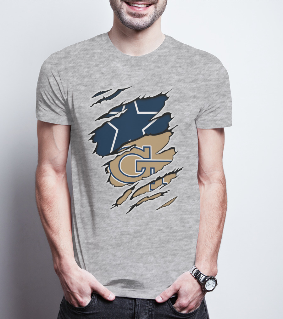 Cowboys GT Tech Dual Logo Blend T-Shirt