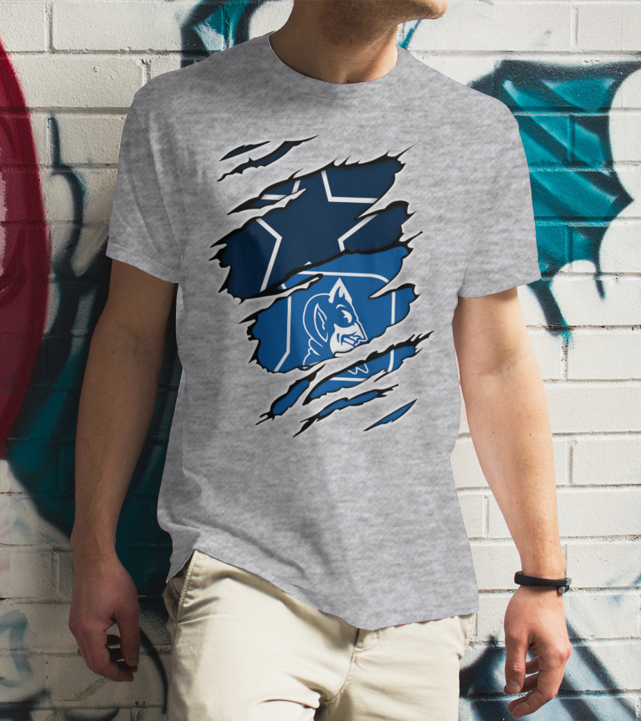 Cowboys Duke Blue Devil Rip T-Shirt