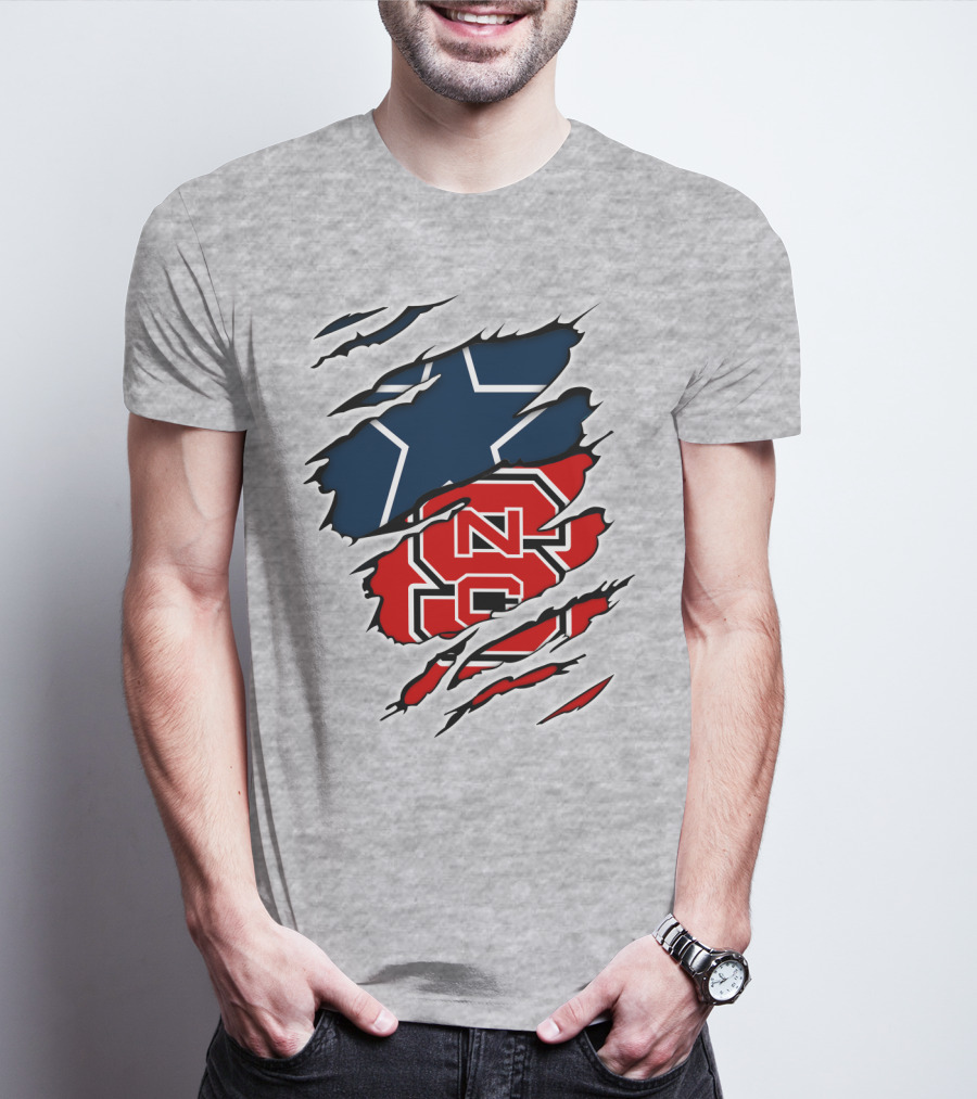 NC State Cowboys Logo With Star T-Shirt