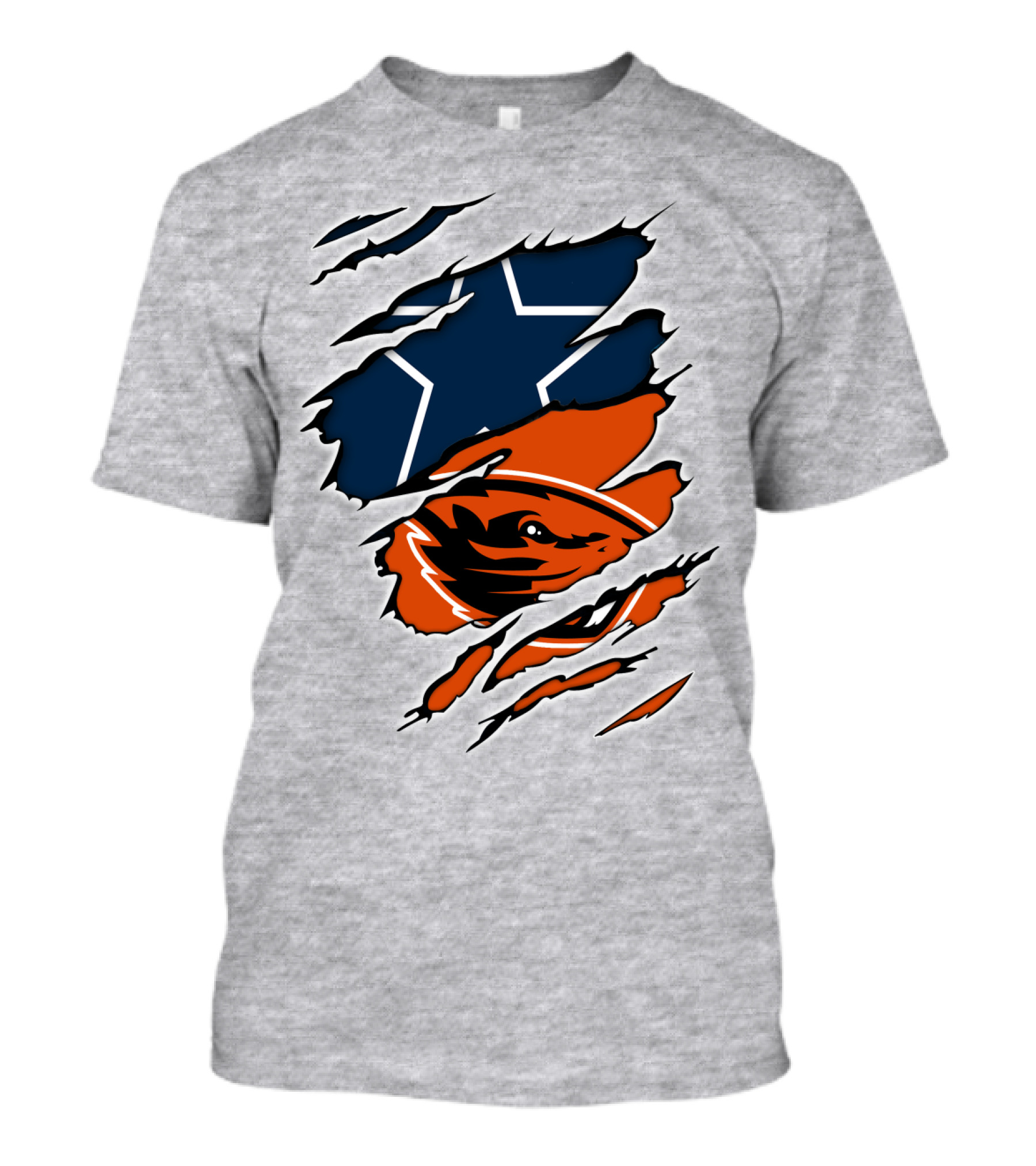 Cowboys Oregon State Beavers Cowboys Star T-Shirt