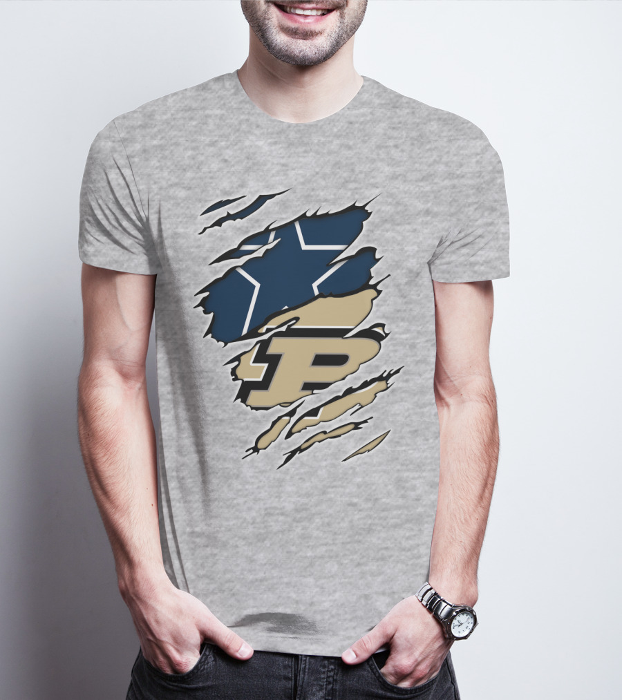 Cowboys Purdue Boilermakers Star T-Shirt