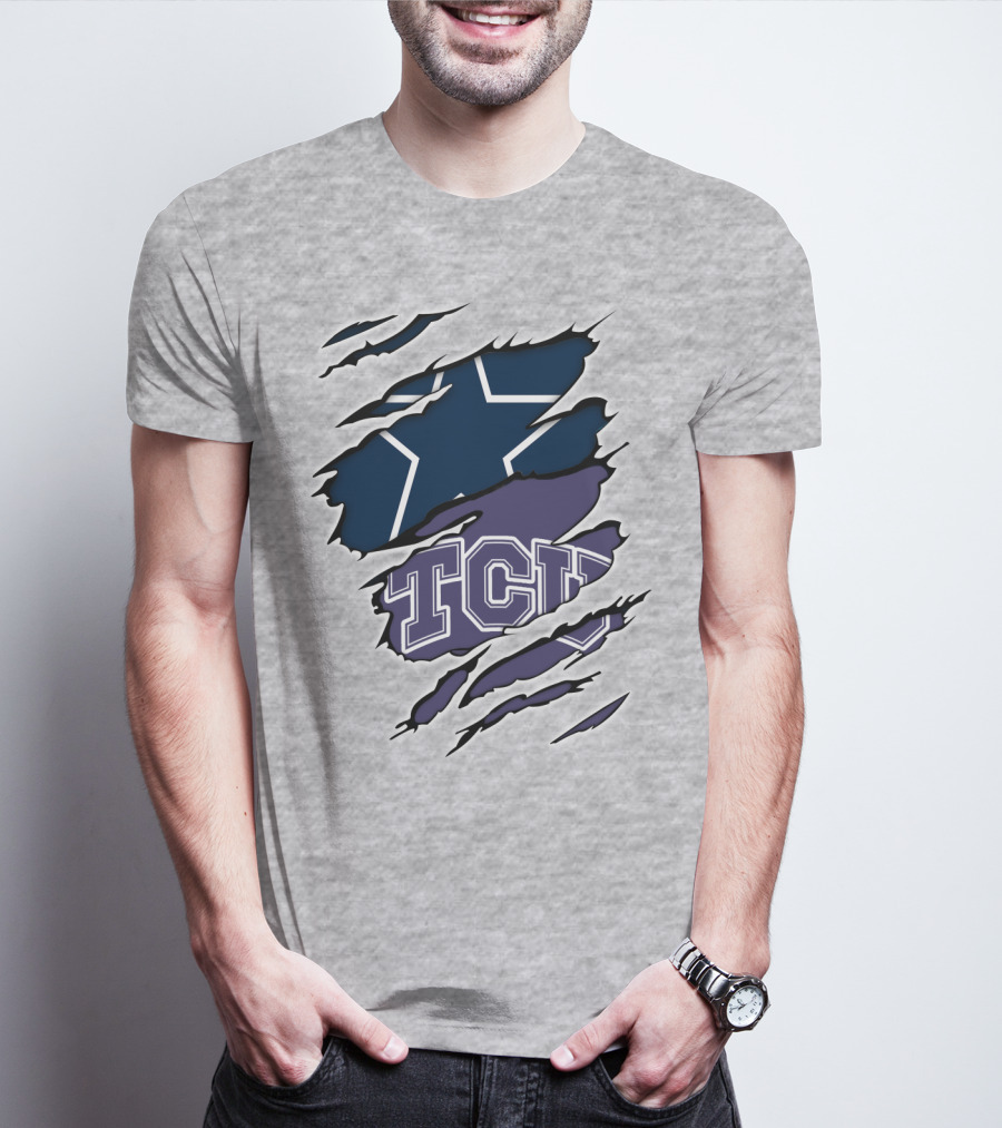 Cowboys TCU Star Torn T-Shirt