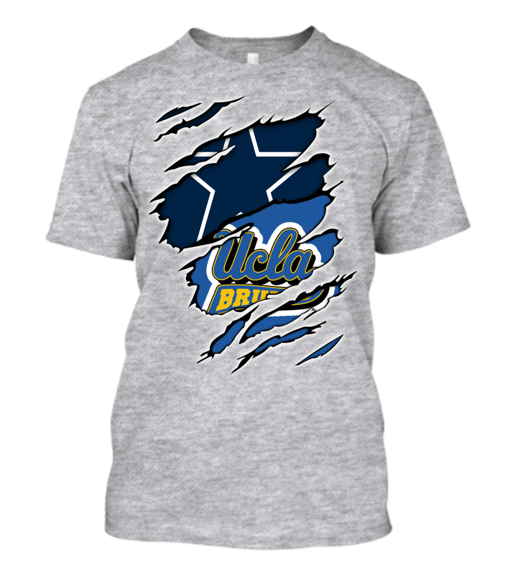 UCLA Bruins Cowboys Star Ribbed T-Shirt