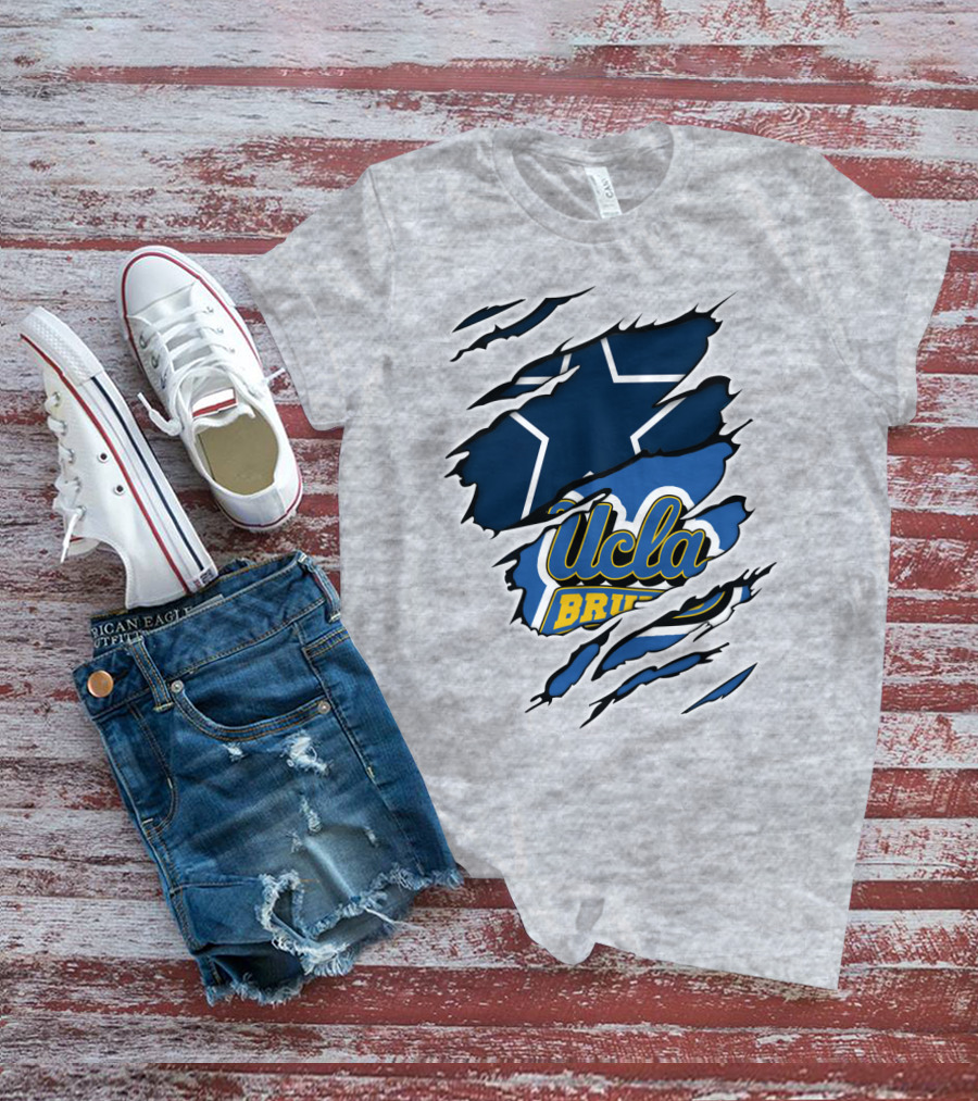 UCLA Bruins Cowboys Star Ribbed T-Shirt