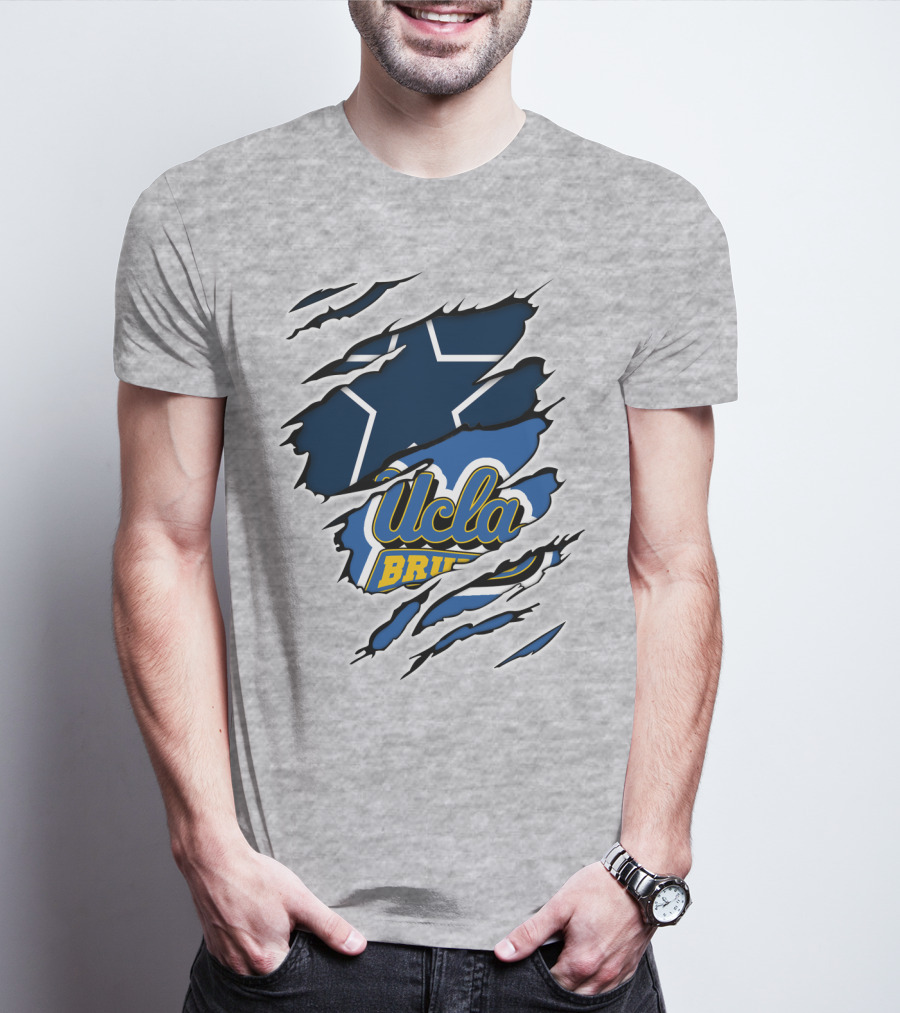 UCLA Bruins Cowboys Star Ribbed T-Shirt