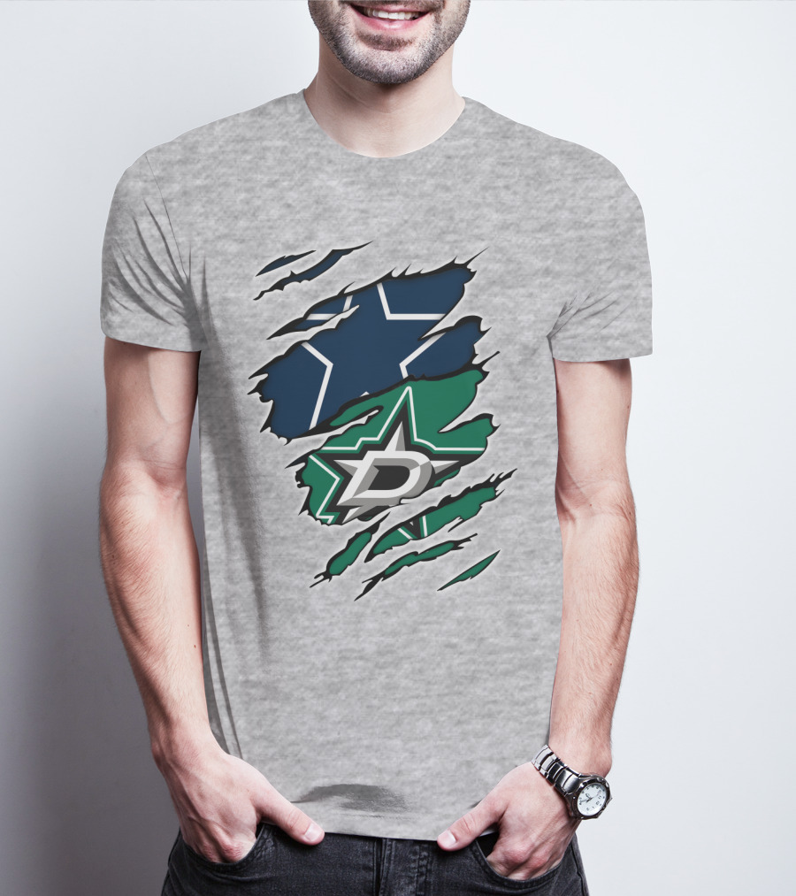 Dallas Cowboys Stars Logo Fusion T-Shirt