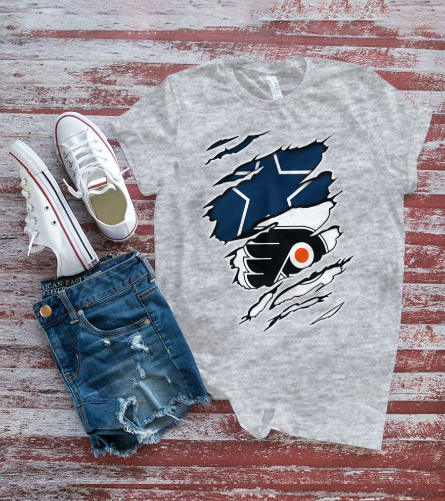 Cowboys Flyers Cowboys Logos Blend T-Shirt