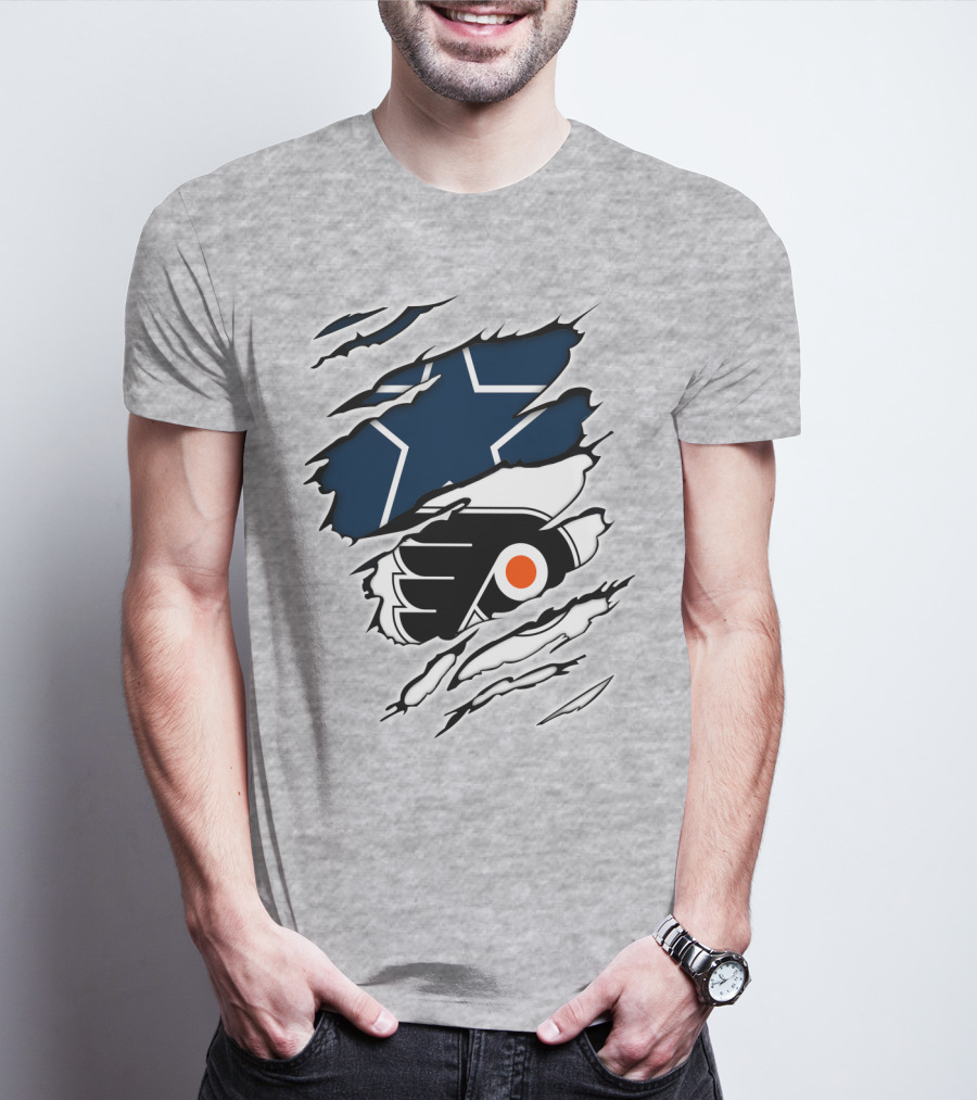 Cowboys Flyers Cowboys Logos Blend T-Shirt