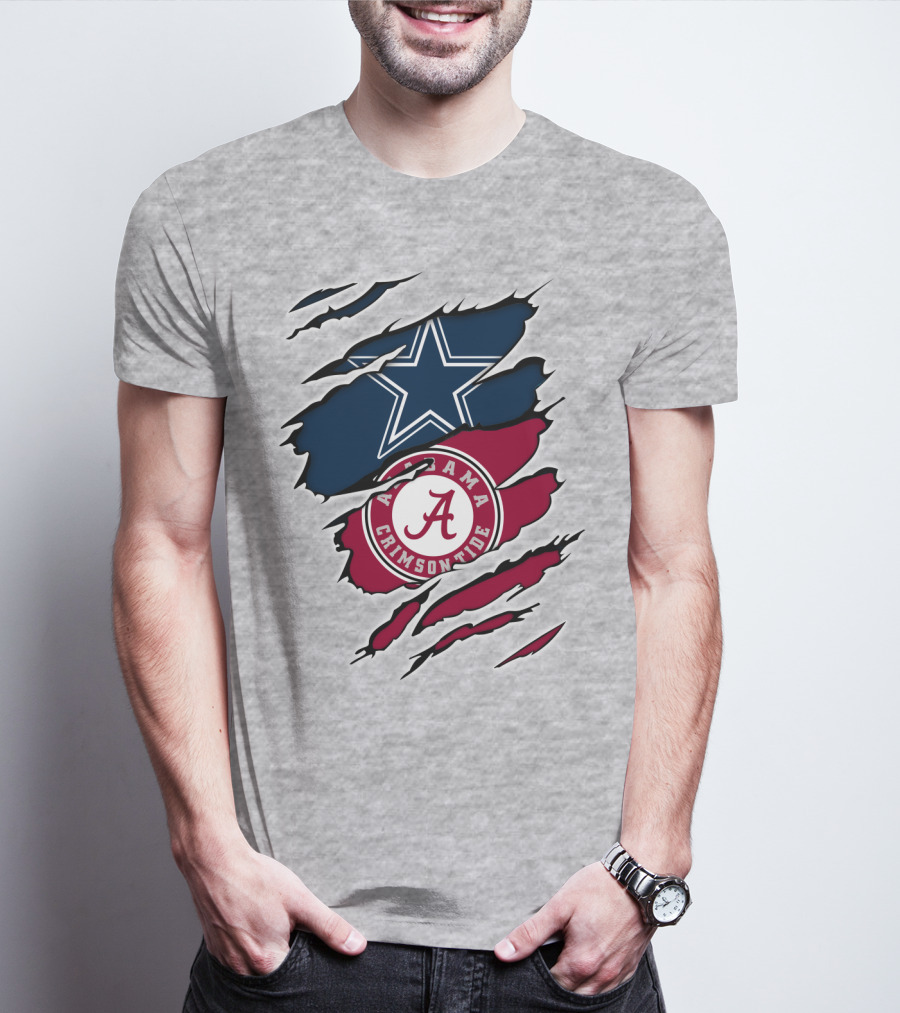 Dallas Cowboys Alabama Crimson Tide T-Shirt