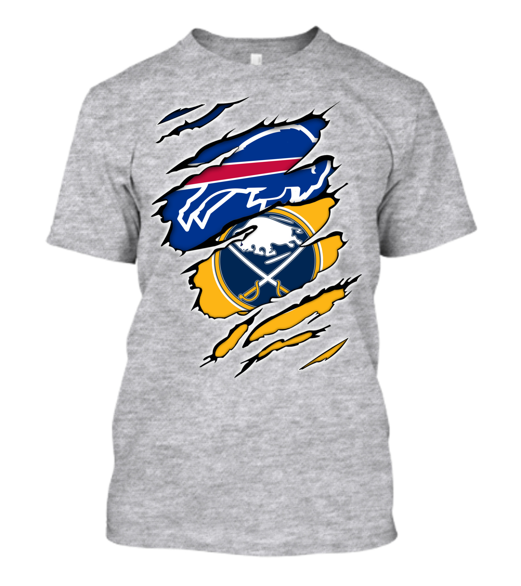 Buffalo Bills Sabres Logo Combo T-Shirt