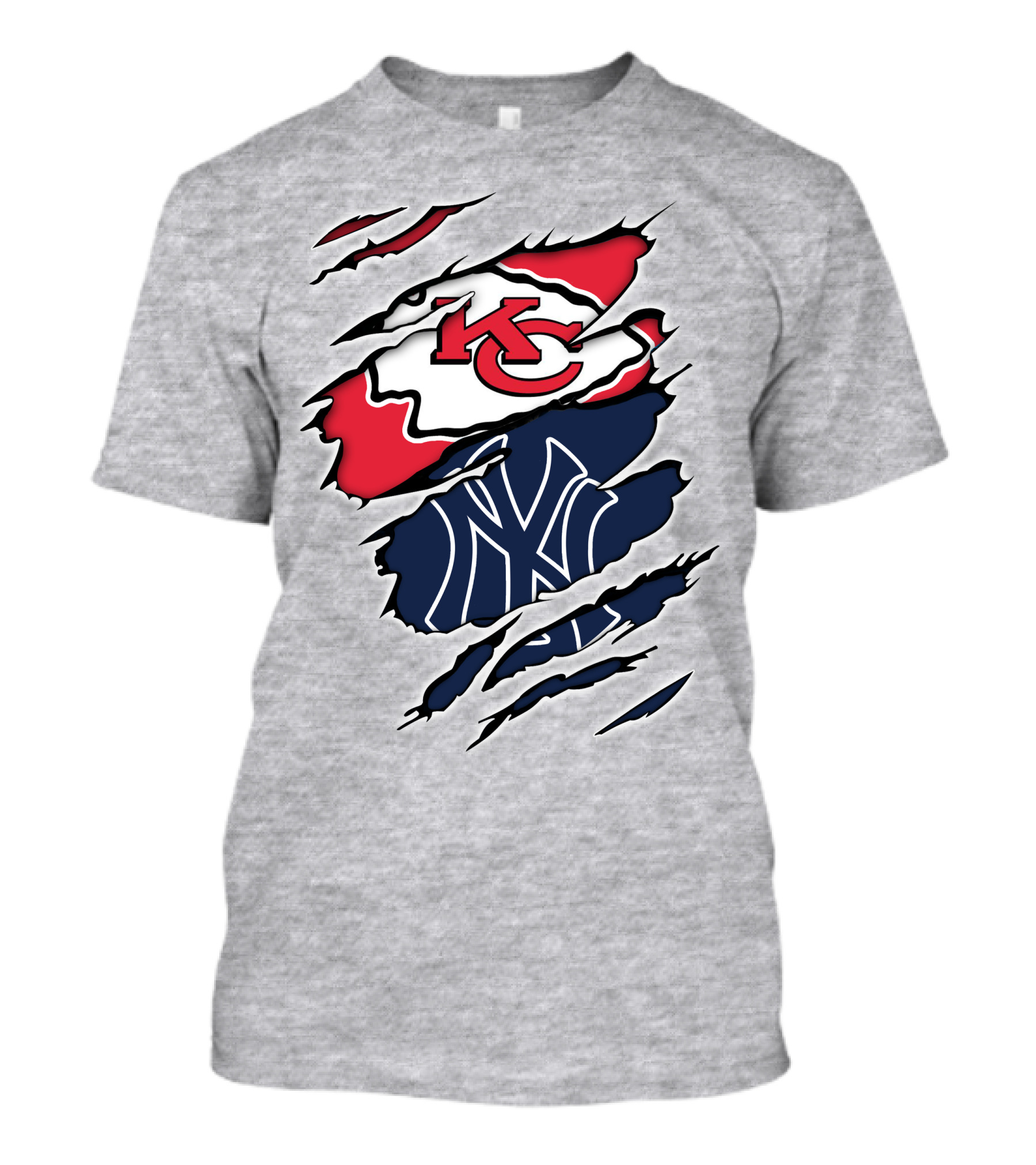Chiefs Kc Yankees Ny Crossover T-Shirt