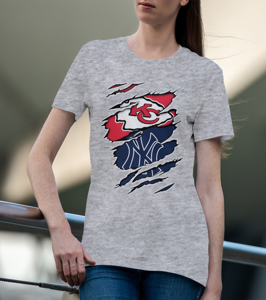 Chiefs Kc Yankees Ny Crossover T-Shirt