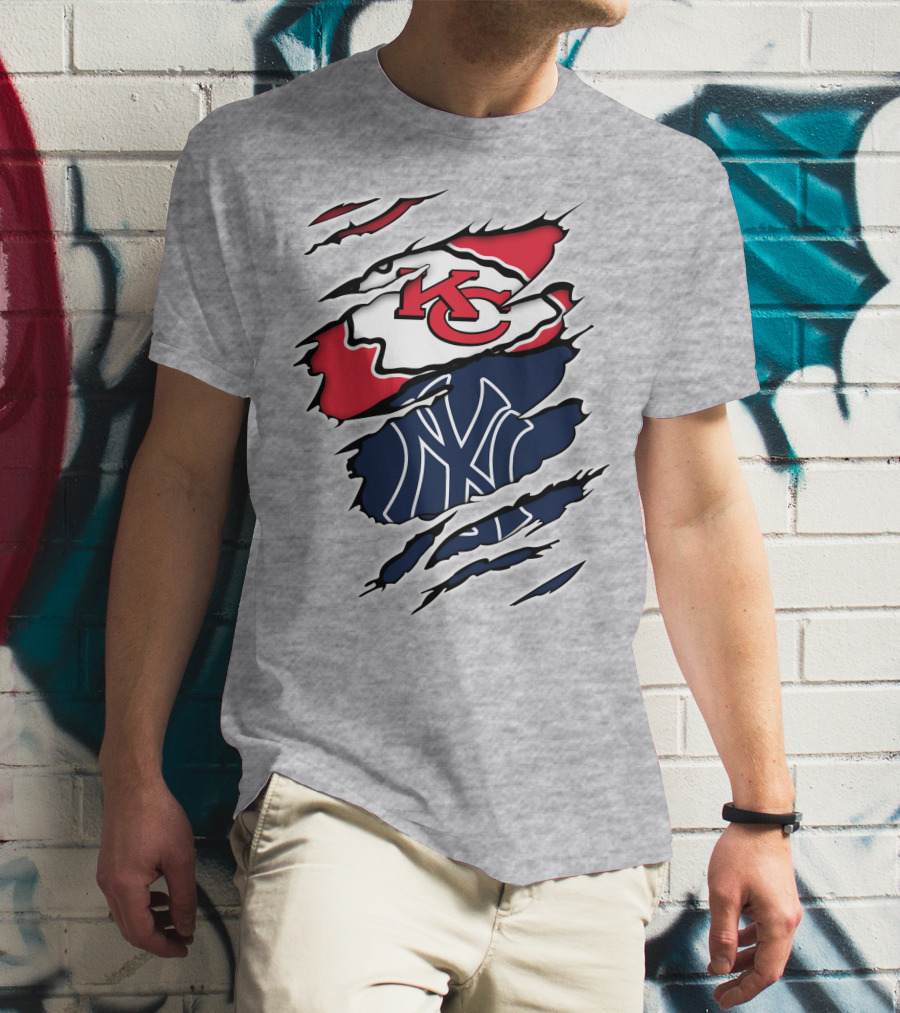 Chiefs Kc Yankees Ny Crossover T-Shirt