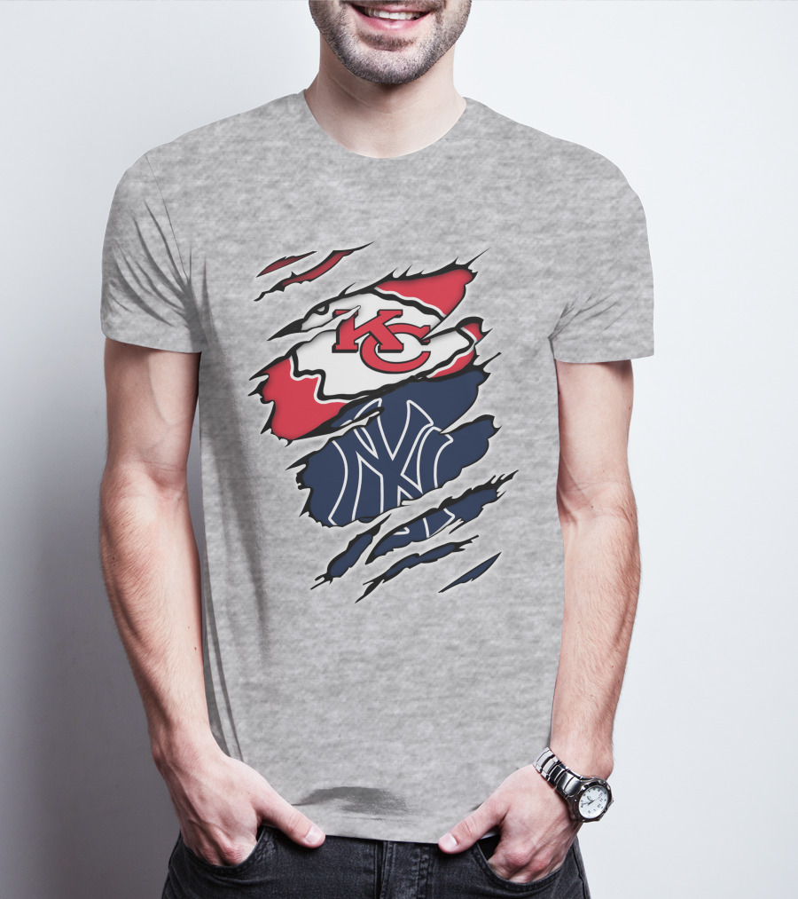 Chiefs Kc Yankees Ny Crossover T-Shirt