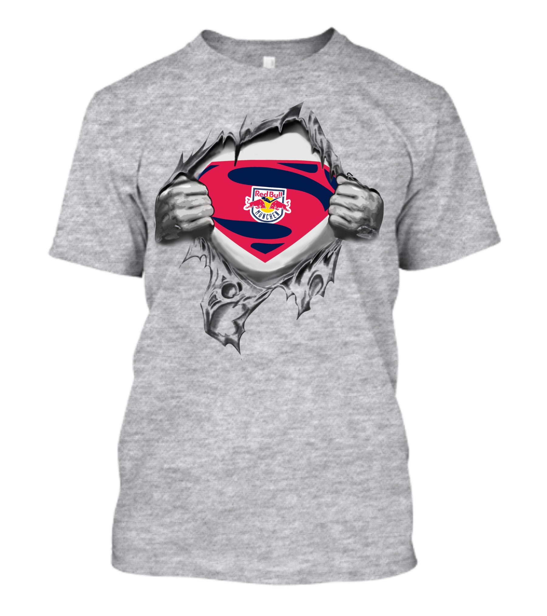 EHC Red Bull München Superman Logo Burst T-Shirt
