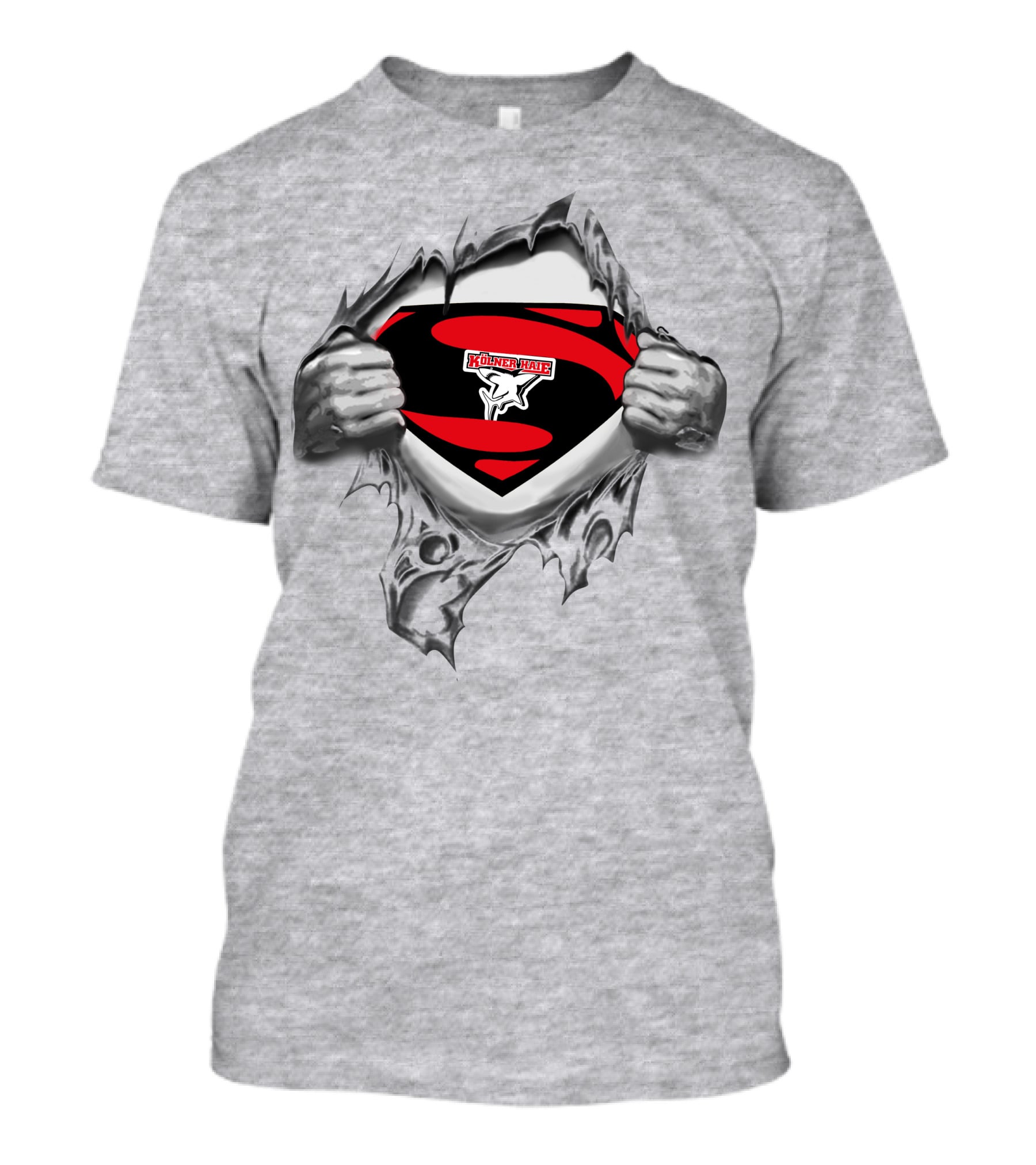 Kölner Haie Superman Logo Fan T-Shirt