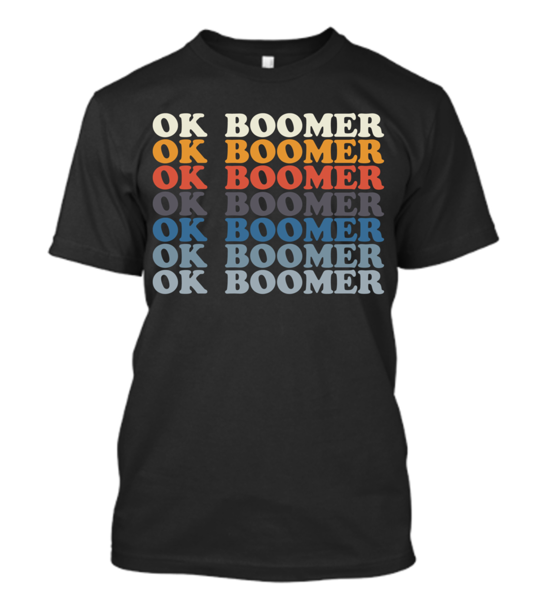 OK Boomer For Teenagers Millennials Gen Z Funny Meme OK Boomer Retro T-Shirt