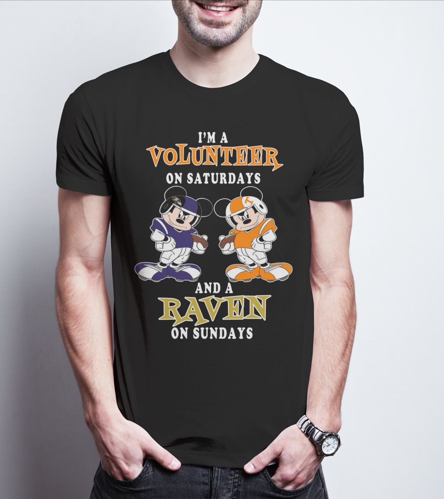 I'm A Volunteer On Saturdays And A Raven On Sundays T-Shirt